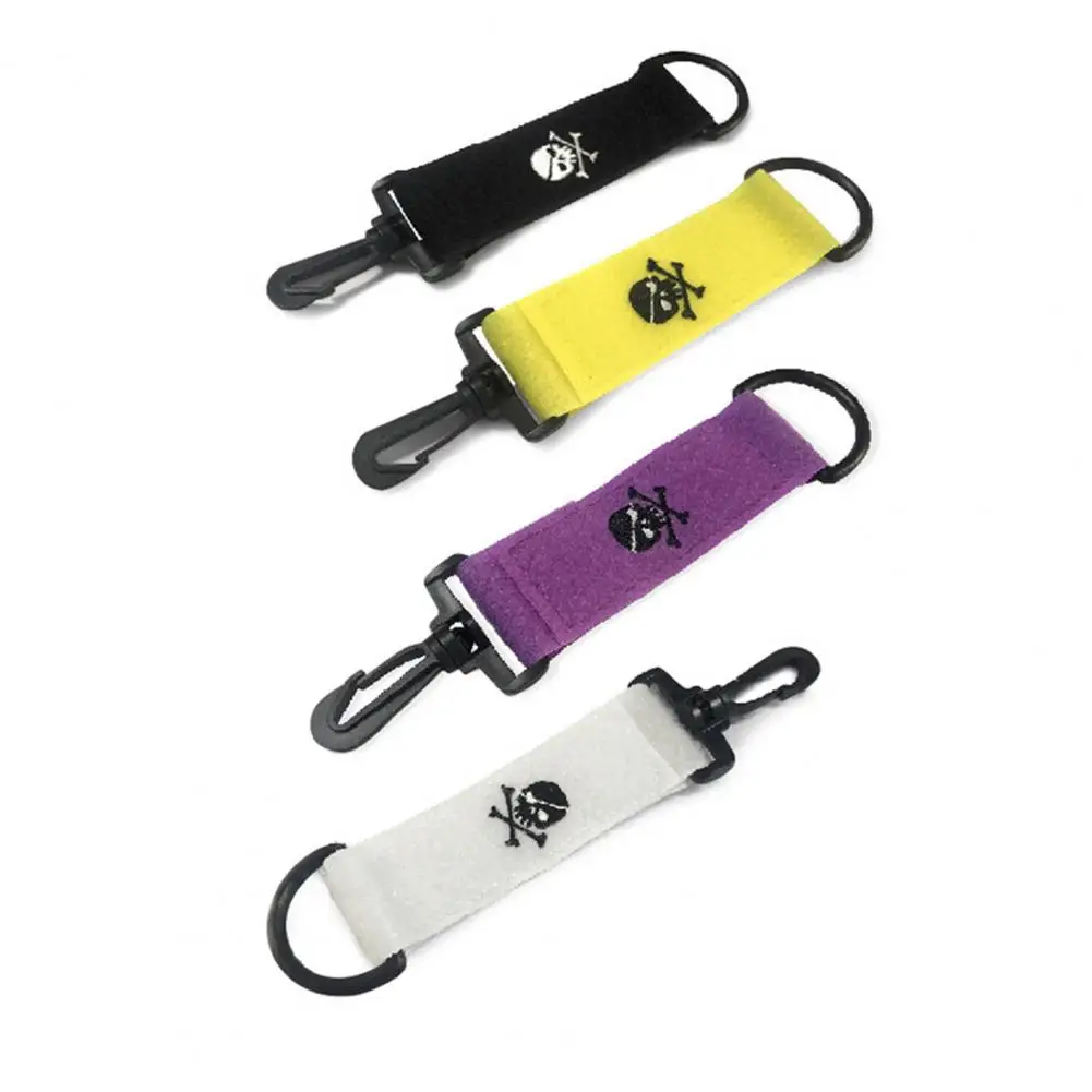 Fastener Tape Carabiner Fine Workmanship Unique Golf Towel Tape Carabiner Polyester Fastener Tape Hook Outdoor Accessories
