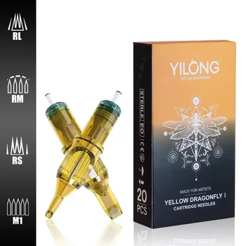 Cartouche de tatouage jetable, aiguille RL RM RS M1, tatouage des sourcils, maquillage Permanent, stylo, accessoires de Machine, 10/20 pièces