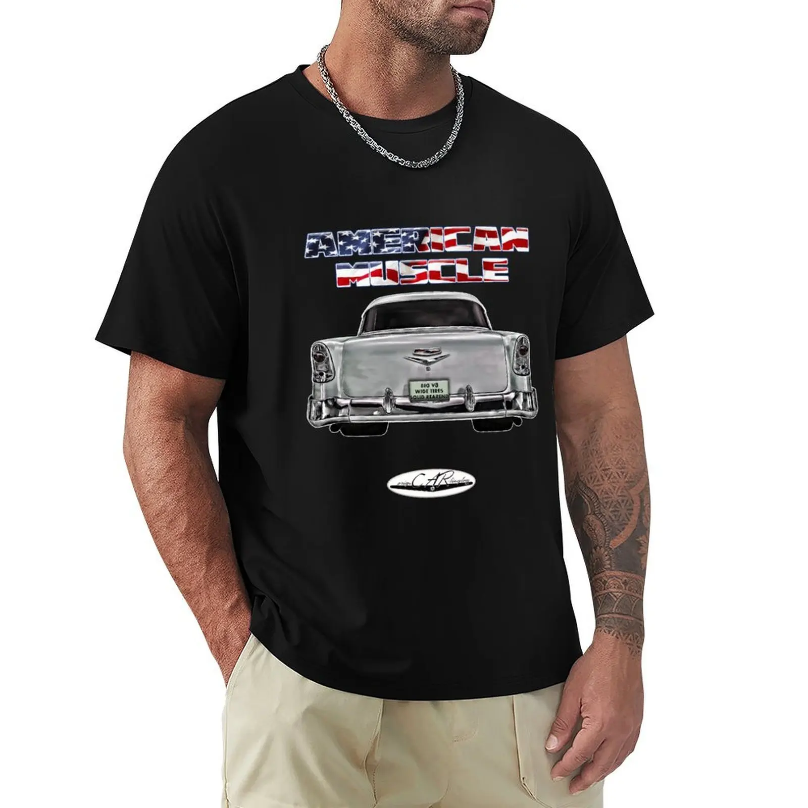 1956 Hotrod Muscle Car Oldtimer Youngtimer 56 T-Shirt Casual All Match Short Sleeve T-Shirt