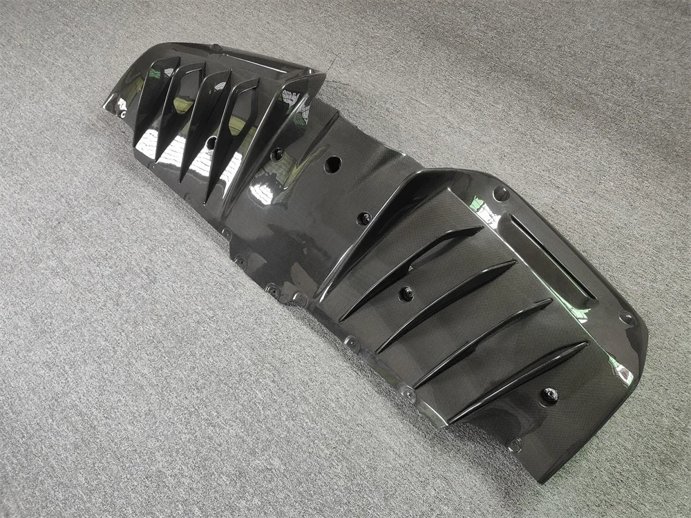 Used for Ferrari SF90 Body Kit Upgraded with All Carbon Fiber and OEM Style Rear Diffuser Body Kit