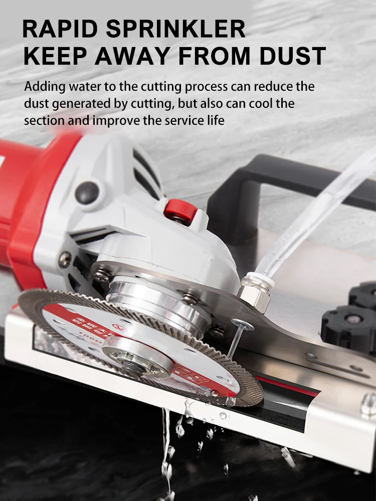 

Подставка для угловой шлифовальной машины для плитки 45. ° Резка фаски 100, тип универсальная 45 ° Инструмент для снятия фаски с конической пластиной Кронштейн для фаски с фаской