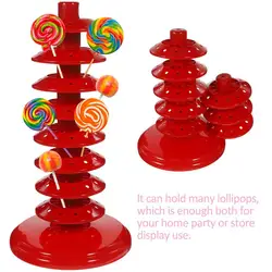 Supporto per lecca-lecca espositore per torta pop Sucker Candy Food Cakesicle Store Multi Tabletop Plastic comoda Base da tavolo