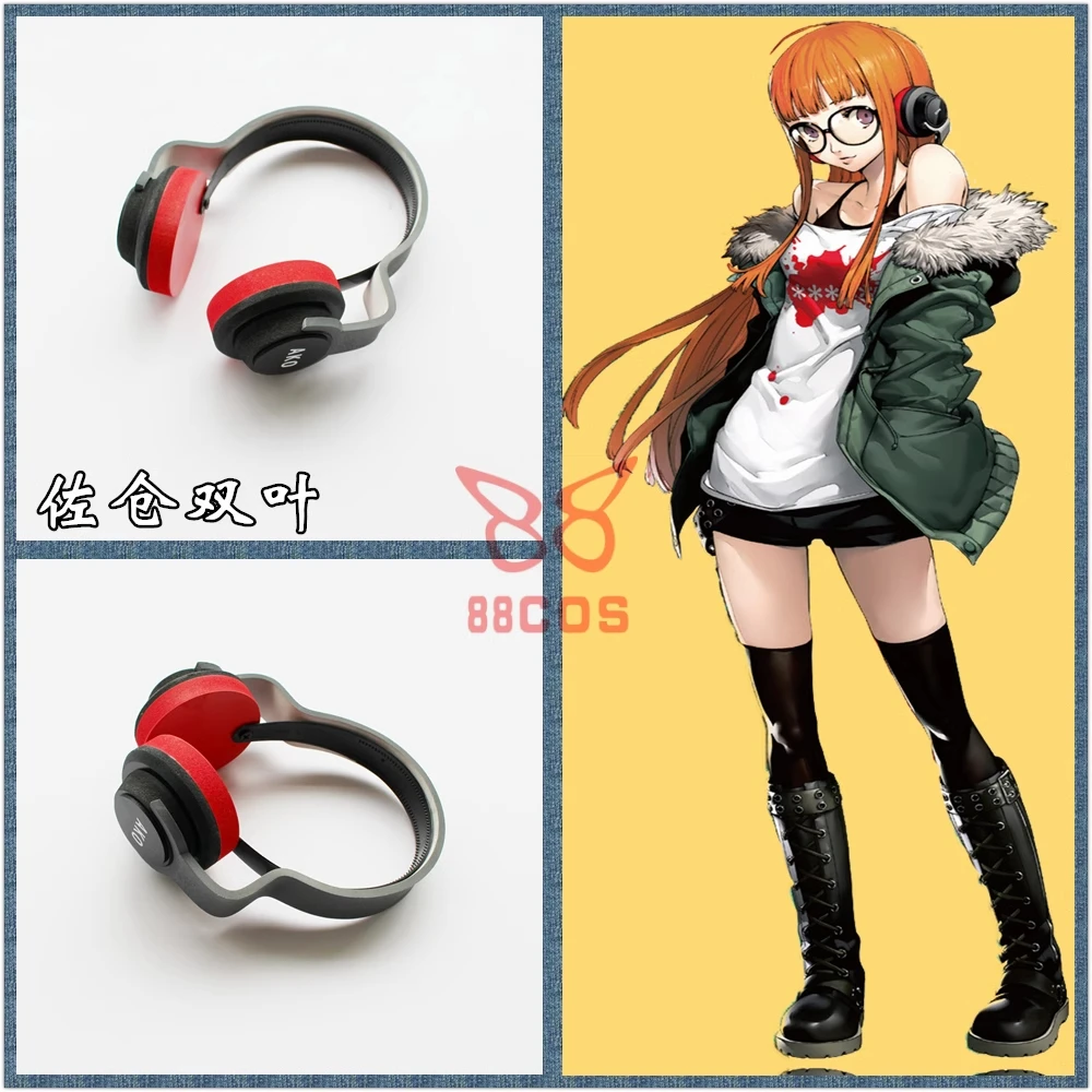 

Game Goddess Explanation 5Persona5Cosplay Props Double-Leaf Cherry Blossom Pvc Headphone Model Accessories Game Props Goddess Explanation 5Persona5Cosplay Props