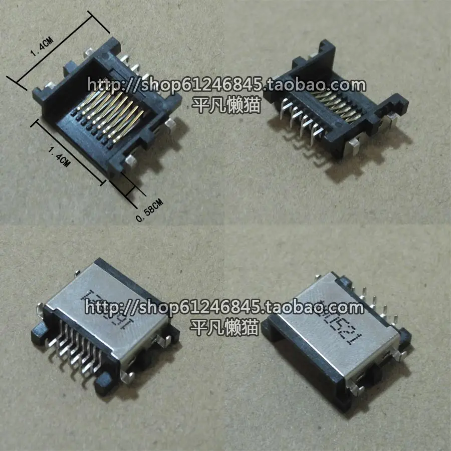 Puerto Nic para Asus X452, X452a, X552, X552e, X550ep, Media TARJETA DE Netword, Conector de interfaz Jack Head, envío gratis