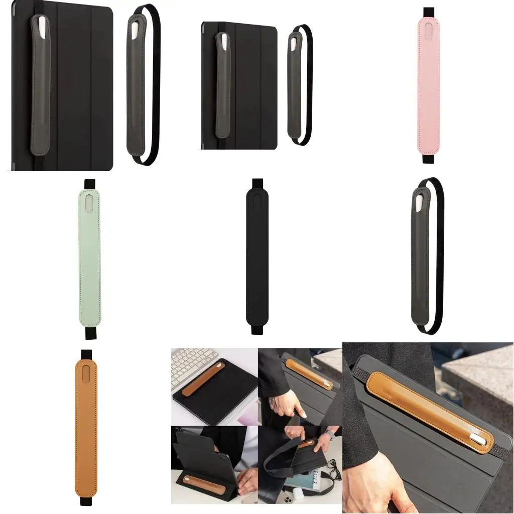 Anti-Lost Protective Non Slip Dust Proof Pen Cover Tablet Pencil Holder Sleeve Case PU Leather Case