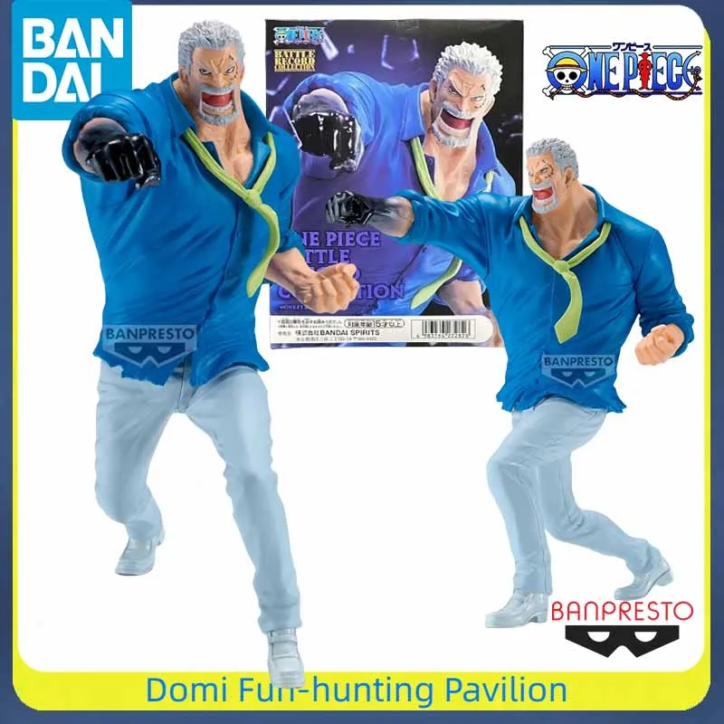 

Bandai Original BANPRESTO BATTLE RECORD COLLECTION ONE PIECE Anime Figure Monkey D. Garp Finished Model Collectible Toys Gift