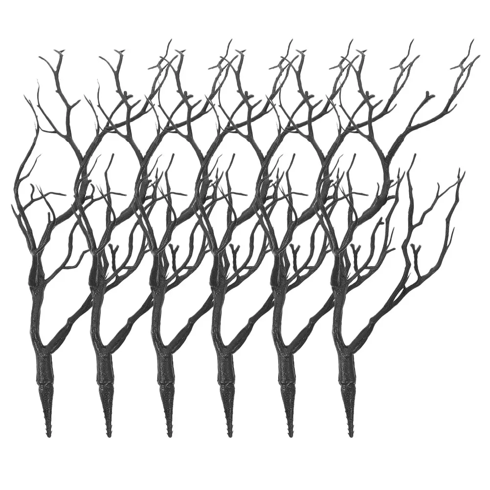 

6 Pcs Artificial Plant Decoration Small Decorative Twigs Lifelike Decors for Crafting Branches Fake