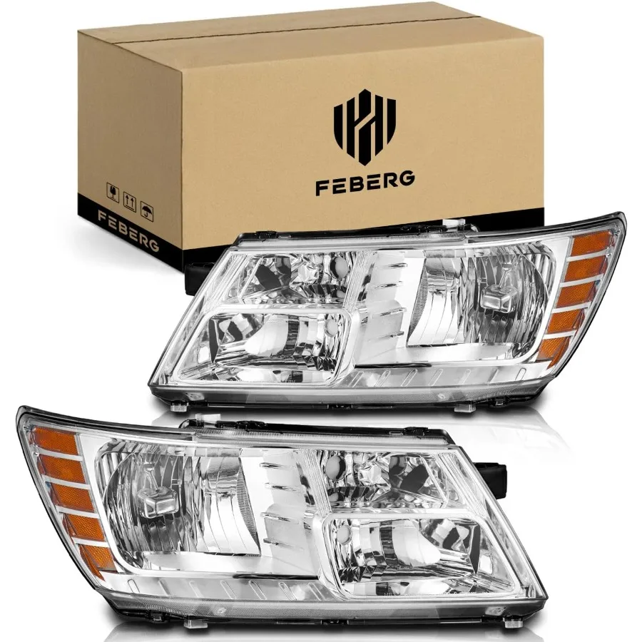 

[OE Style AntiYellowing for 20092020 DODGE JOURNEY Headlights Assembly Replacement for 09 10 11 12 13 14 15 16 17 18 19 20 DODG
