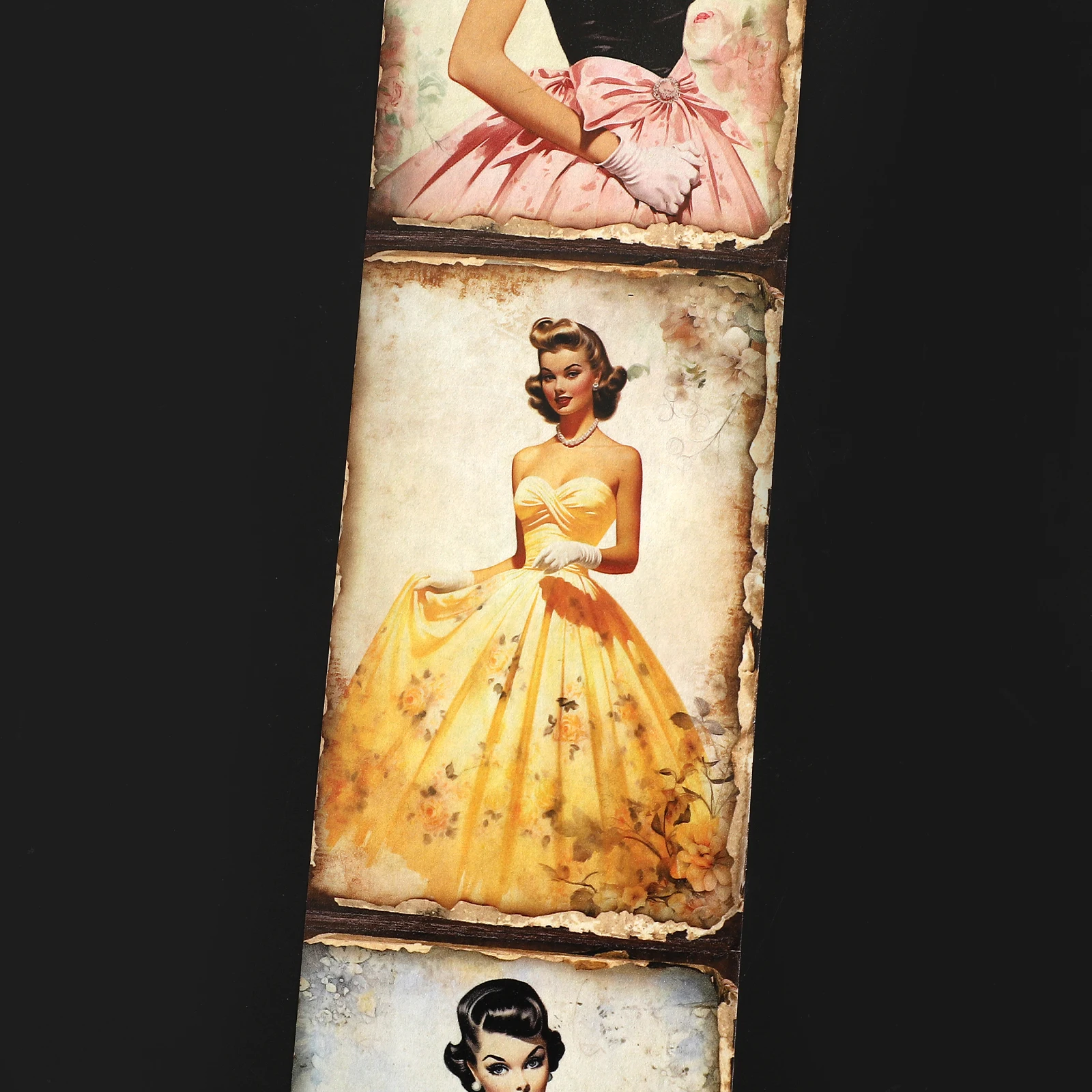 JIANWU 80 مللي متر * 205 سنتيمتر خمر 1950's امرأة شخصية المشهد المواد الكولاج سجل القصاصات اشي الشريط الإبداعية مجلة بها بنفسك مجلة القرطاسية #5