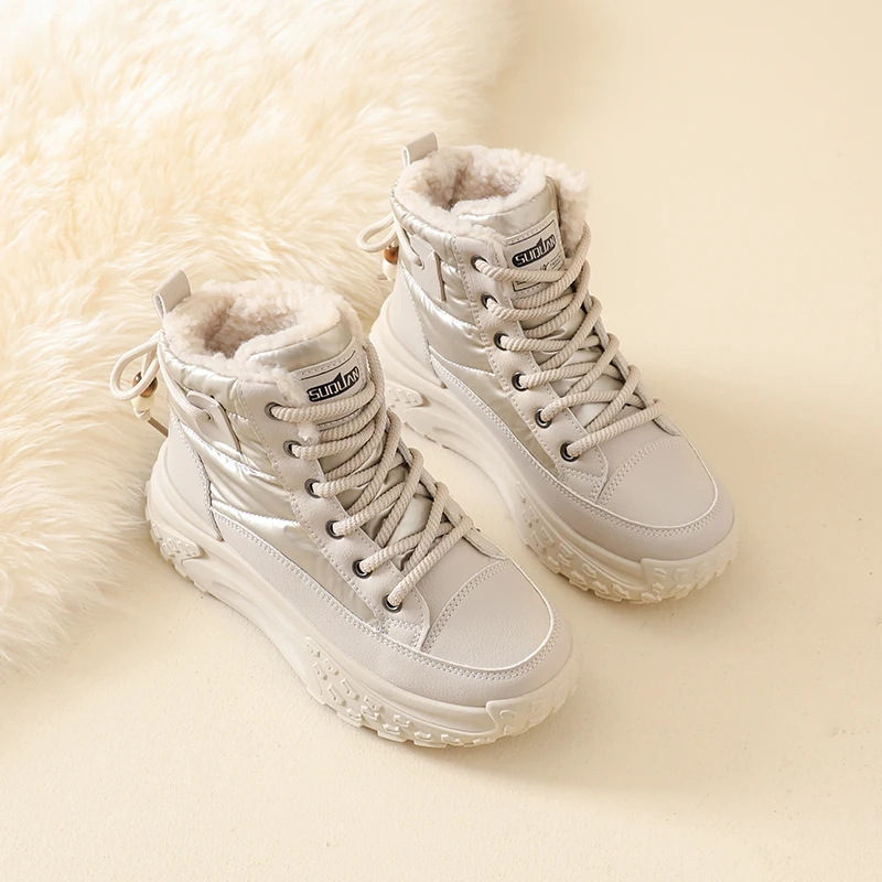 

Зимние высокие туфли для гольфа, женские бархатные спортивные кроссовки, спортивная обувь для женщин, противоскользящая женская прогулочная обувь