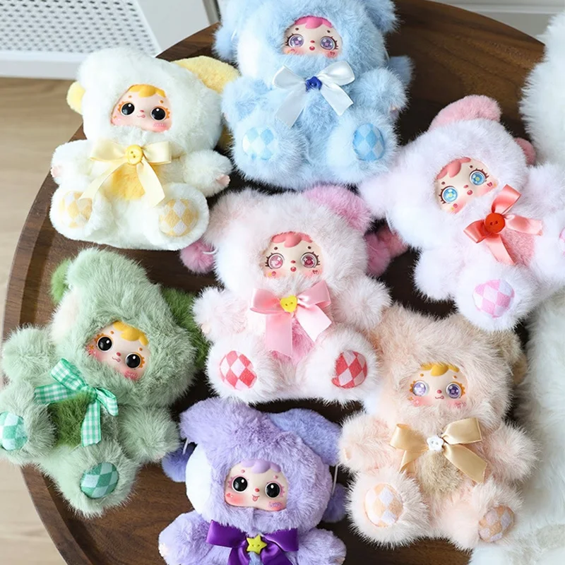 

Samuel Good Times Series Blind Box Cute Fluffy Plush Pendant Stuffed Doll Bag Accessory Desktop Collection Decoration Girl Gift