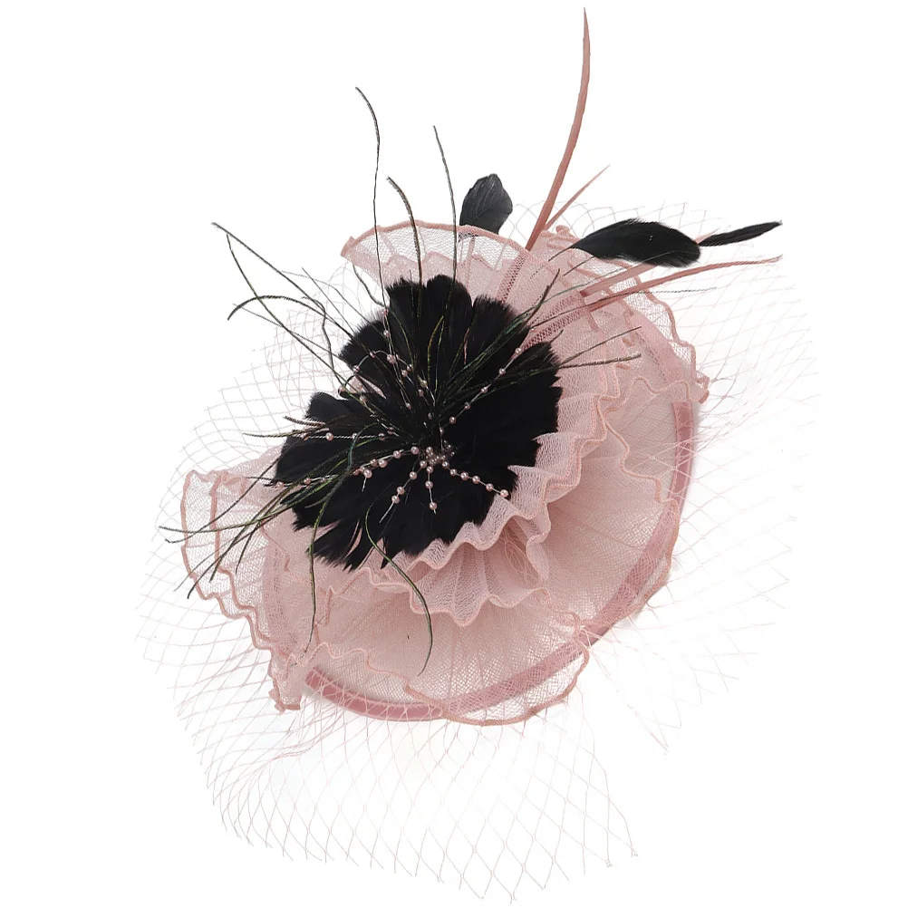 قبعة فاسيناتور للنساء، عصابة رأس مرنة، مشبك شعر، مادة ممتازة، ملابس مريحة، شبكة عصرية، شاي شبابي أنيق #3