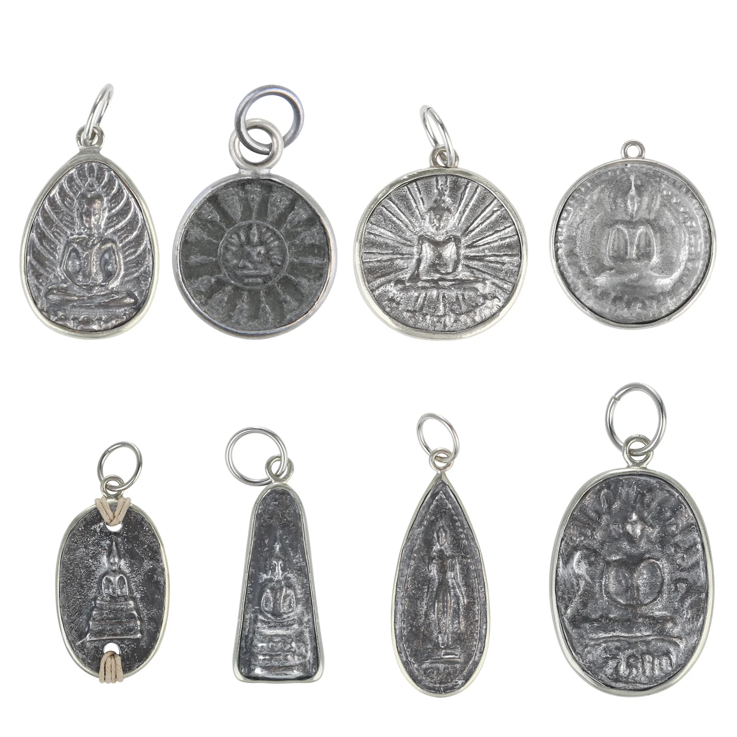 KELITCH Charm Hand Carved Buddha Pendant for Necklaces Accessories ID-Creative Jewelry Amulet Pendulous Dropshipping Wholesale