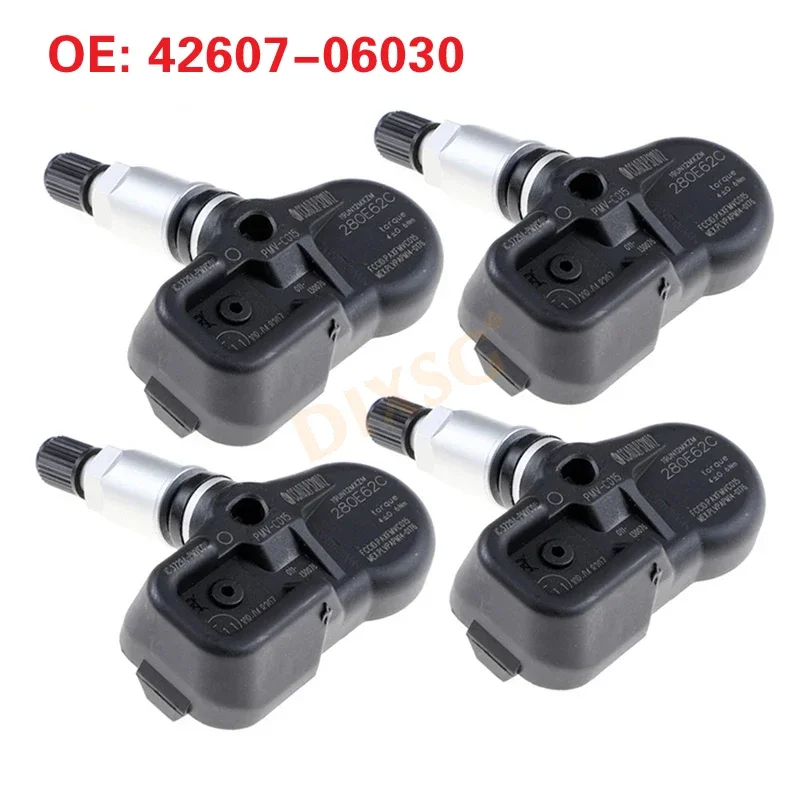 4 pcs 42607-06030 4260706030 Tire Pressure Sensor TPMS 315MHz For TOYOTA CAMRY TACOMA AVALON 42607-48010 42607-0E020 PMV-C015