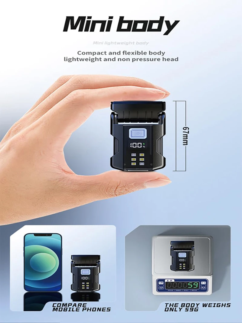 مصباح يدوي EDC قابل لإعادة الشحن، 500 لومن، وسائط متعددة، سلسلة مفاتيح قوية لمصباح يدوي صغير مع مشبك مغناطيس ذيل، دوران 180