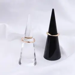 Jewelry Rack Ring Display Stand Solid Circular Cone Shape Ring Photography Presentation Holder Exhibition Storage Rack