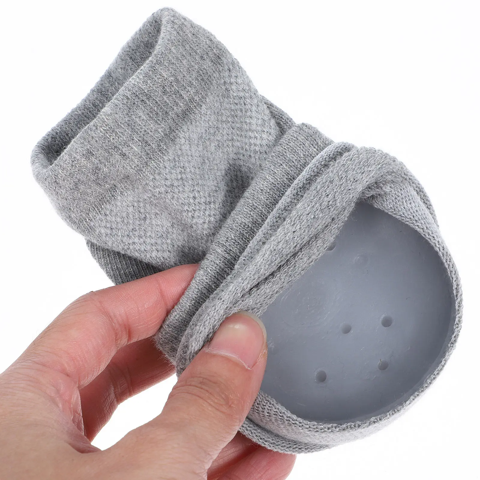 

1Pair Height Increase Heel Pads Invisible Soft Comfortable Shoe Lift Insoles Unisex Non-Slip Breathable Inner Heightened Sock