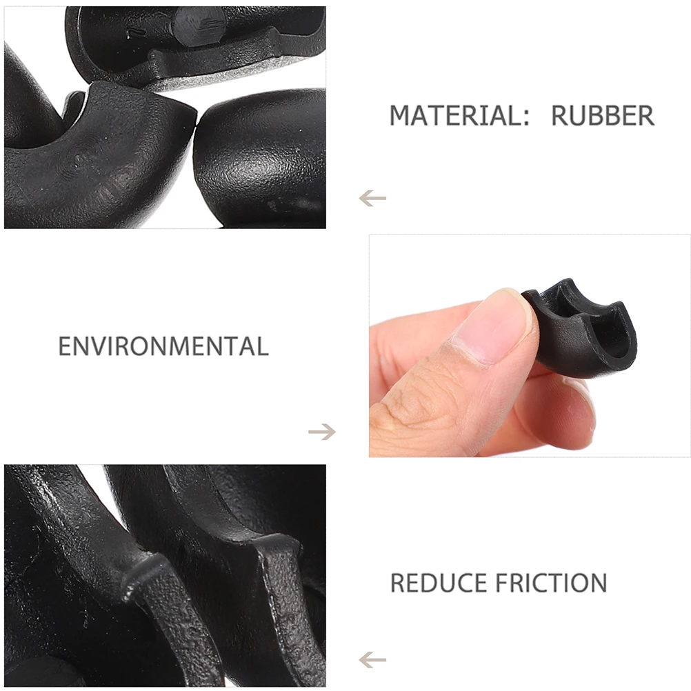Leg Hairpin Protector Feet Table Cover Furniture Rubber Legs U Chair Shaped Caps  Floor Cap Tip Protectors Pads Pad Desk Cups image 5