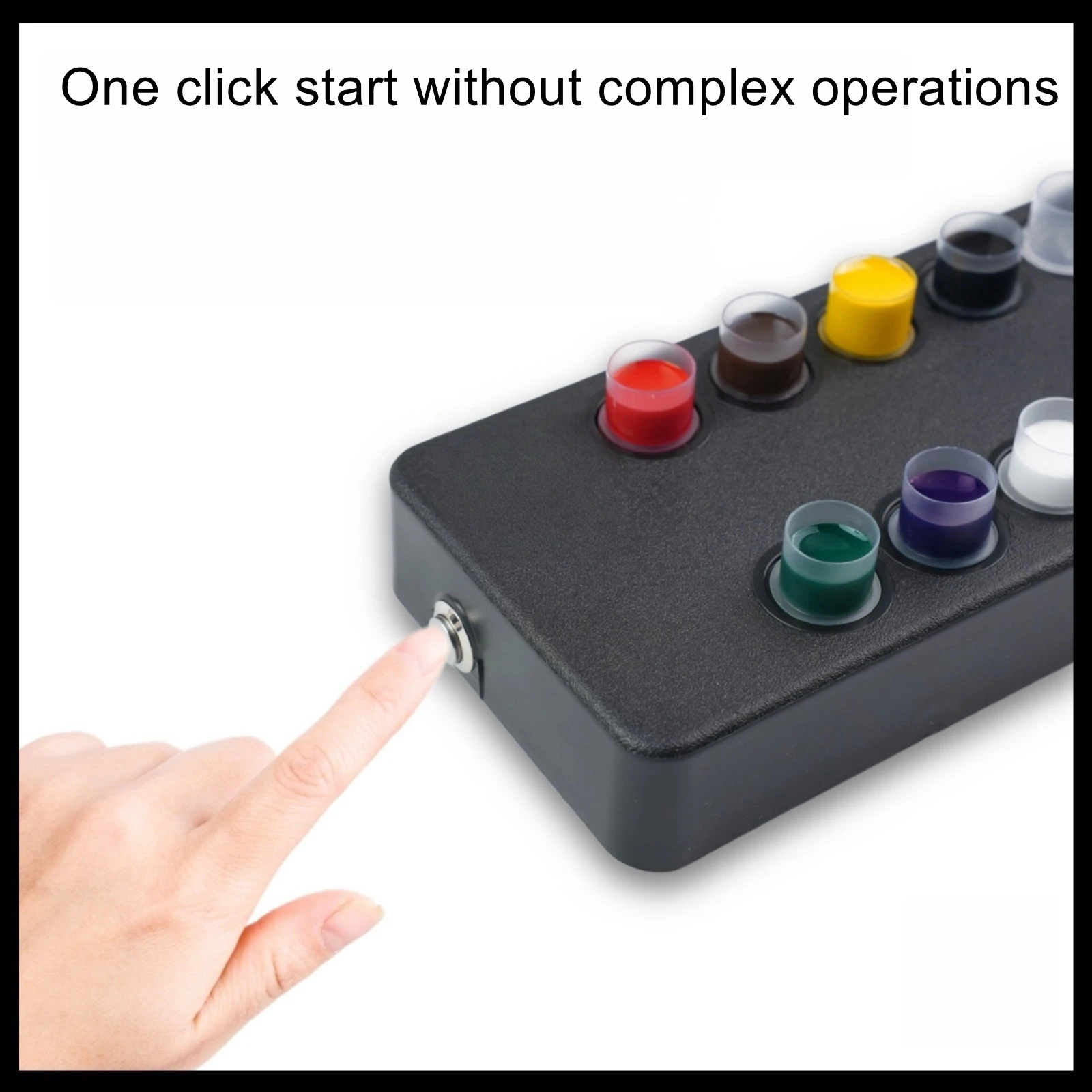 Multifunctionele tattoo-inktmixer Magnetische inktshaker Elektrische pigmentoscillator