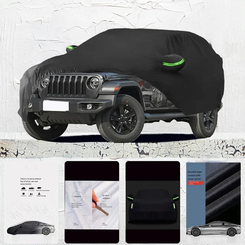 

For Jeep Renegade Anti-UV Sun Shade Rain Snow Resistant Black Cover Dustproof Car umbrella Full Car Cover Outdoor Protection