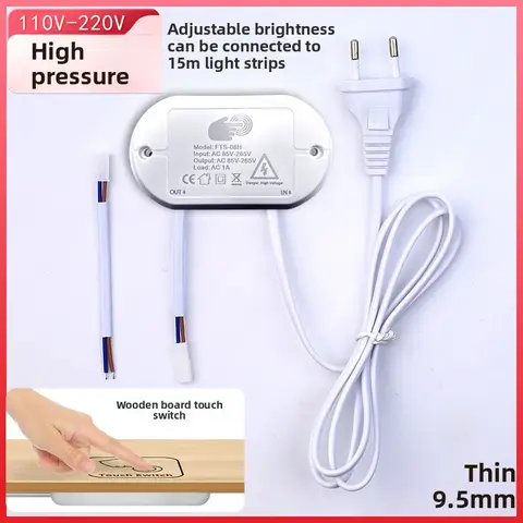 Airborne High-voltage Wood Panel Touch Sensor Switch 220V Hidden Penetration Long-distance 110V Desktop Touch Sensor