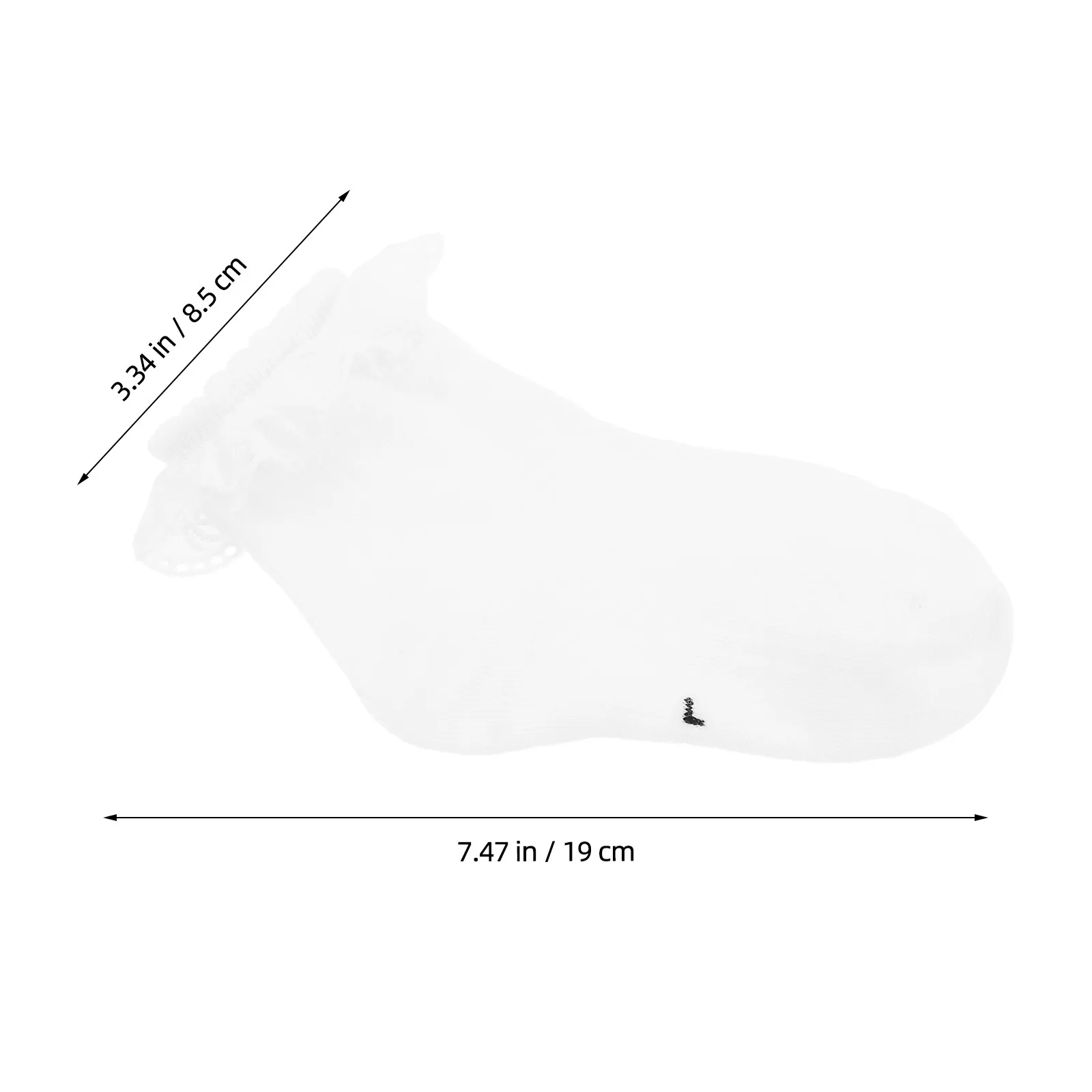 6Pairs For Kid Socks Socks For Girls Ankle Breathable Color Lace Trim Cute Kids 6-8 Years Daily