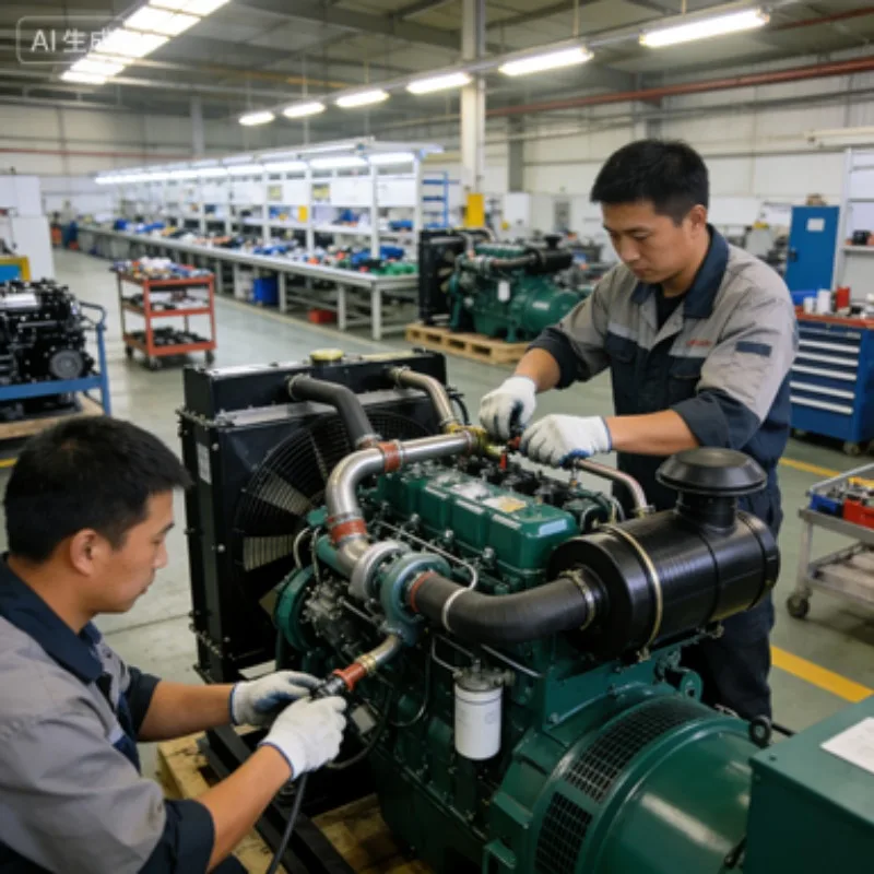Medium Size 3 Phase Water Cooled 500hz 600hz 1500rpm Silent Open diesel Generator Set Direct Factory Manufacturer CE Chinese