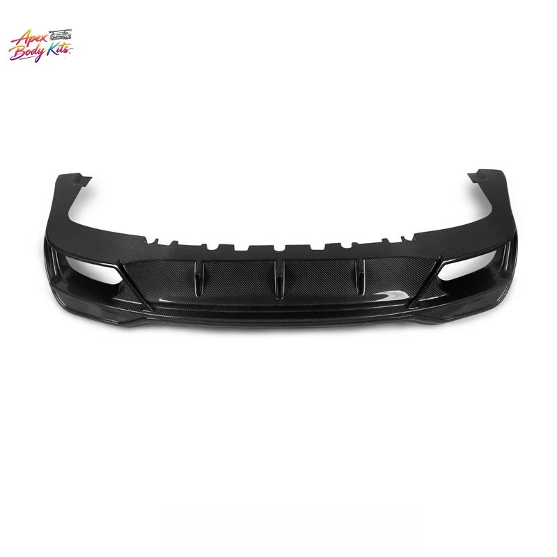 Paktechz Carbon Fiber Body Kit Rear Bumper Lip Diffuser for Maserati Ghibli 2014 - 2017
