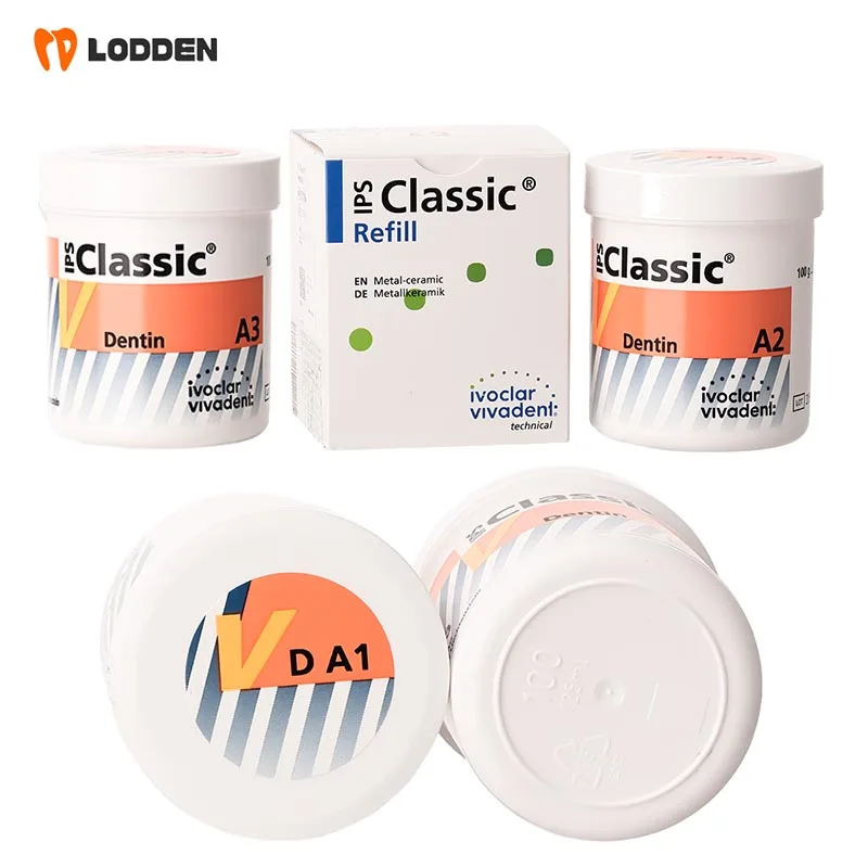 

Dental Ivoclar Classic Dentin vivadent IPS Classic V 100g Metal-ceramic Material Porcelain Powder Dental Lab Materials
