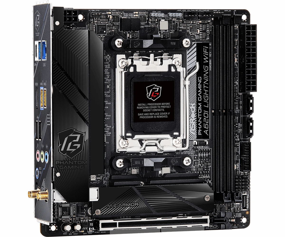 ASROCK A620I Lightning WiFi Mi - X870E Atx Motherboard recension och pris