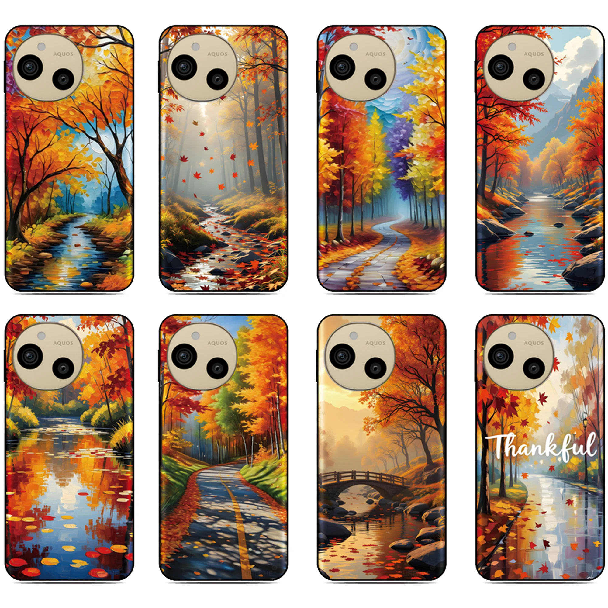 Autumn Painting Painted Case For ASUS Zenfone 10 9 8 Flip 5z ROG Phone 2 3 5 5s 6 7 Pro ZS630KL Silicone Soft Back Cover Funda
