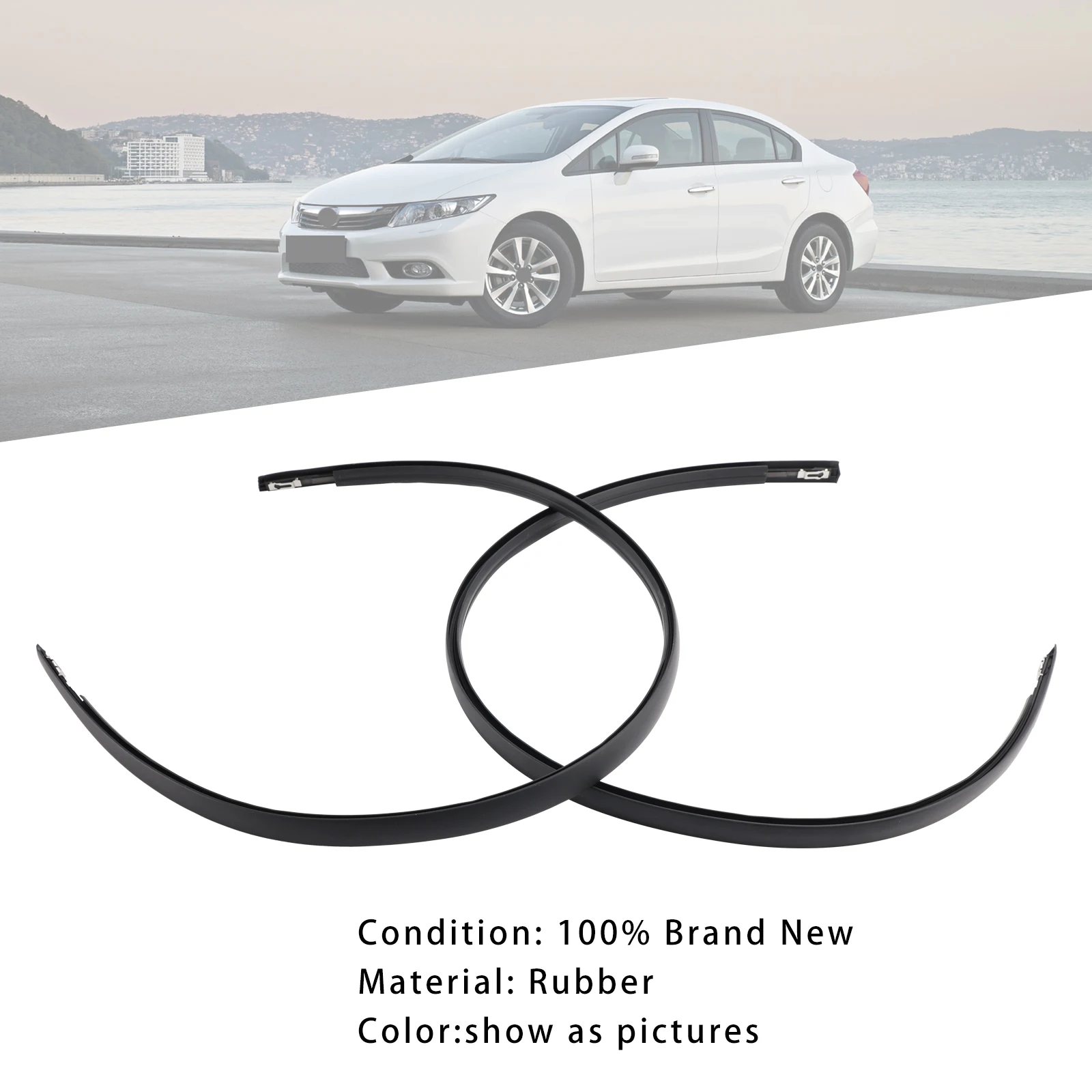 

Artudatech 2 шт. накладка на крышу левая + правая для Honda Civic 2012-2015 автомобильные аксессуары 2013 2014