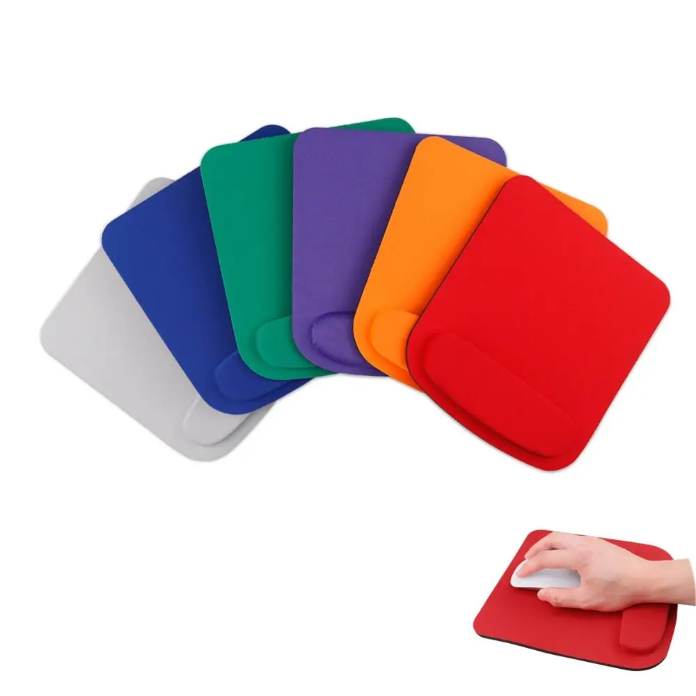 Eenvoudige EVA polssteun muismat dikke spons effen kleur gaming kantoor mousepad kantooraccessoires ergonomische muismat