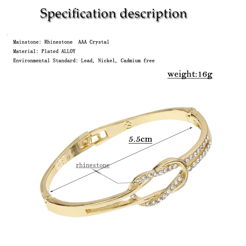 Sunspicems Fashion Gold Color Arabic Women Bangle Side Open Thin Bracelet Sets Crystal Bow Design Morocco Bridal Jewelry