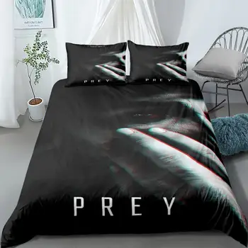 沙丘羽絨被套套裝,適用於特大號、大號、雙人床、標準雙人床、單人床等多種床品套裝。 10 最佳銷售 黑色被褥套裝 - №10