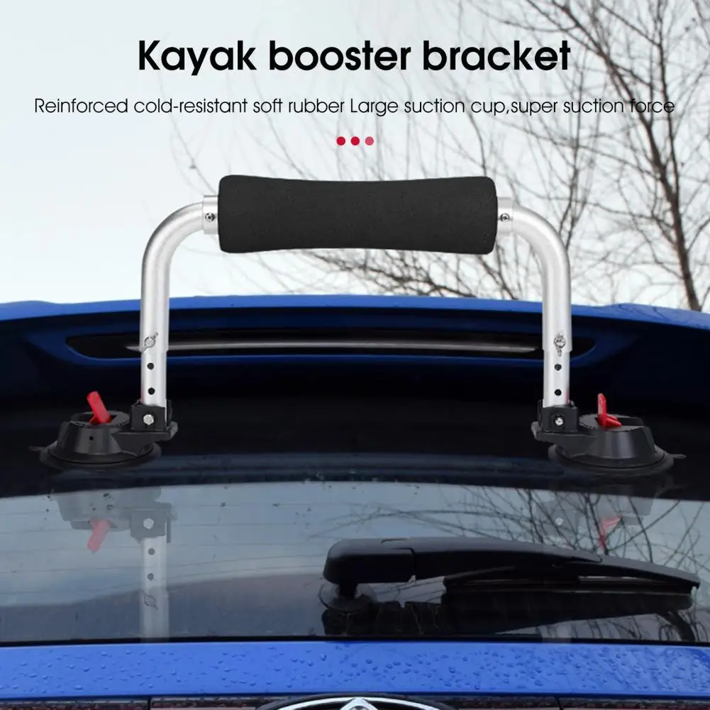 1 Set Kayak Roller Lightweight Roof Rack Suction Cup Double Suckers Helpful Sturdy Suction Boat Roller Kayak Mount Carrier