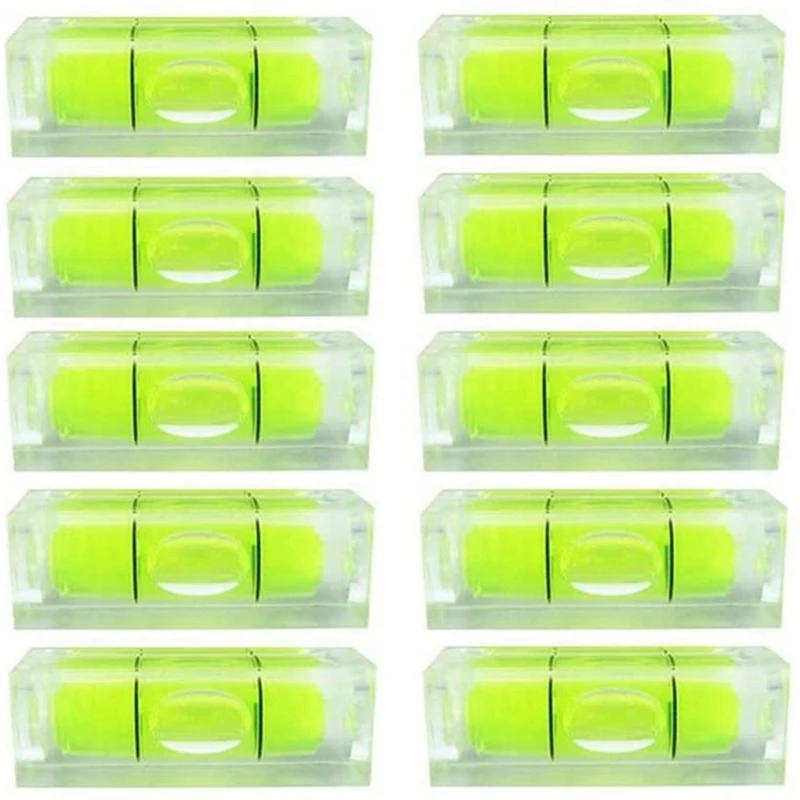 Mini Bubble Spirit Level 10X10x29mm Square Levels For Wall Frames Art Displays Picture Hanging RV Tripod Measuring