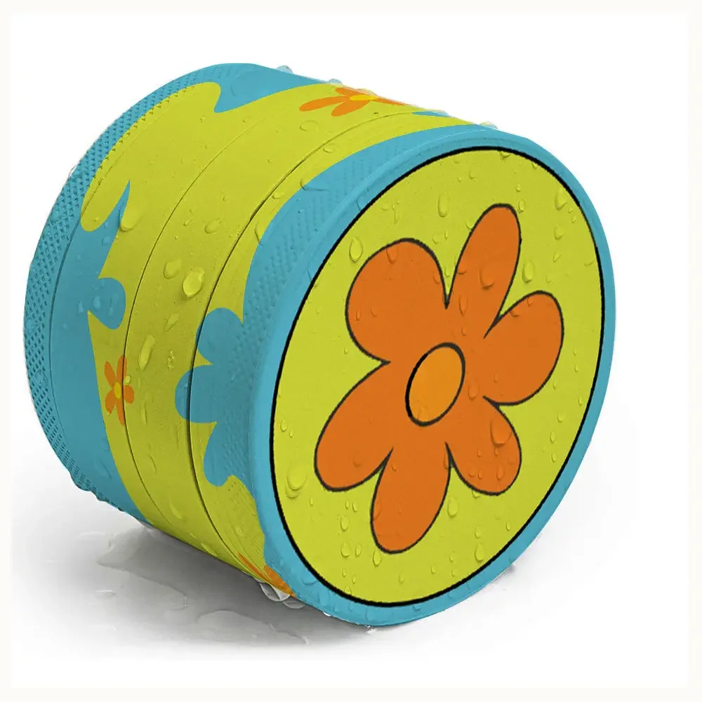1/2 Pack Daisy Flower Rolling Tray and Herb Grinder