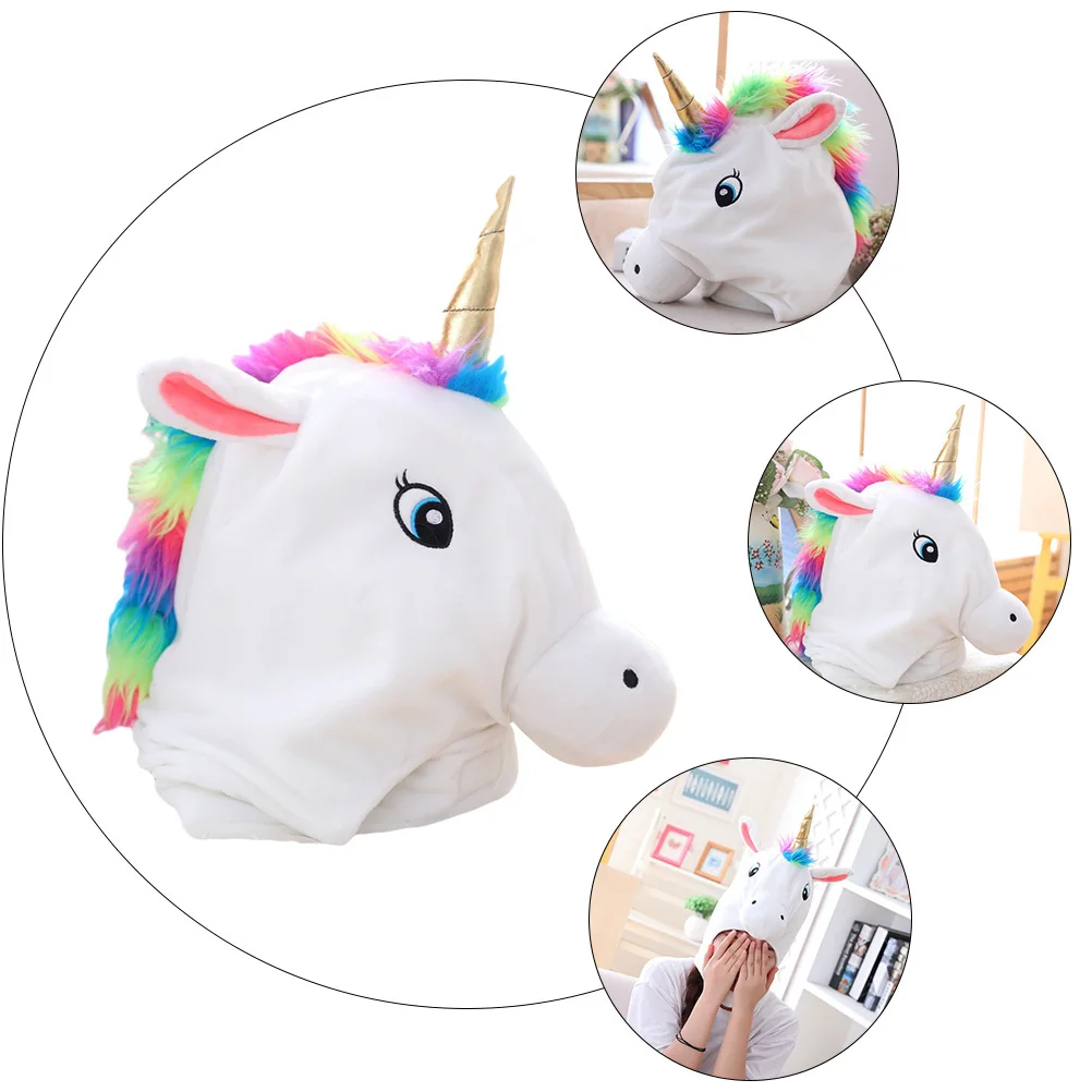 قطعة واحدة من غطاء الرأس يونيكورن ناعم ومريح ودافئ، دعامة صور رائعة للاستخدام اليومي للأطفال