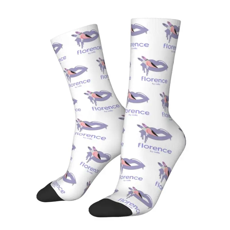 Funny Mens Florence By Mills Dress Socks Unisex Warm Comfortable 3D Printed Crew Socks