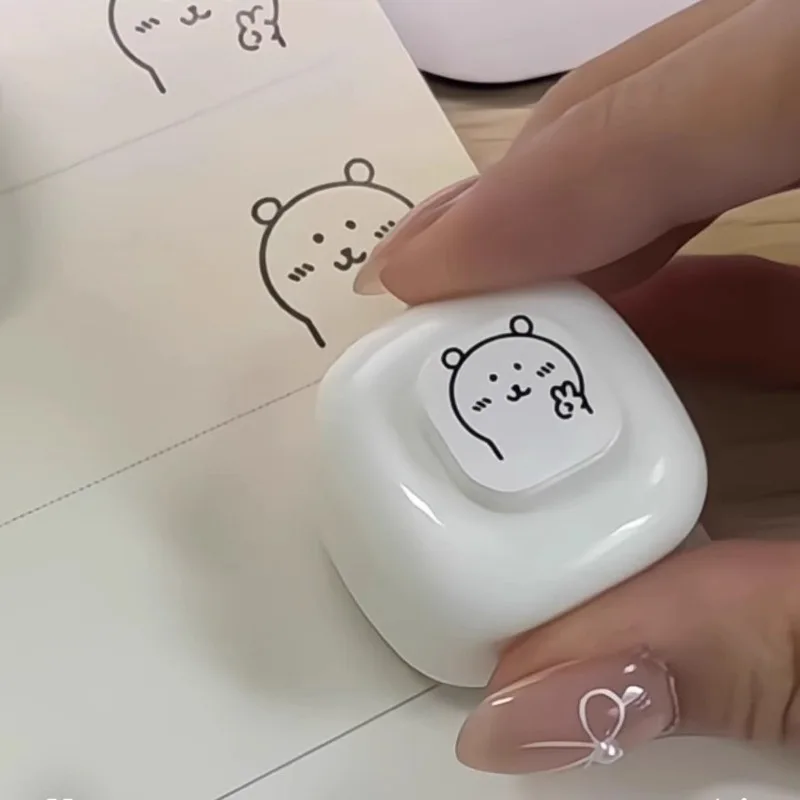 Pegatinas Kawaii Chiikawa Joke Bear Cream Seal Mini Creativas para Agenda, Cuaderno, Planificador, Scrapbooking, Papelería 2026