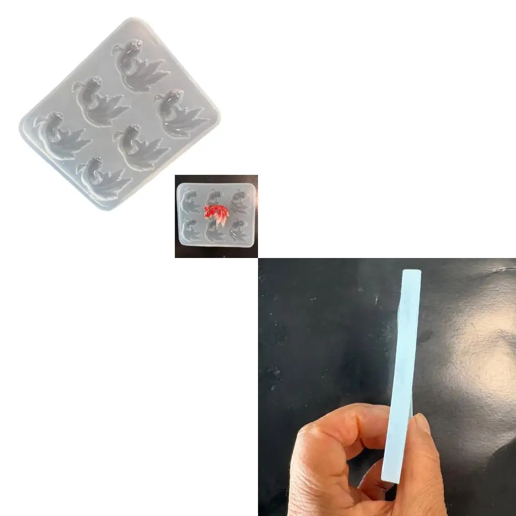 

Detailed Reusable Silicone Casting Mold For DIY Resin Keychain Accessories