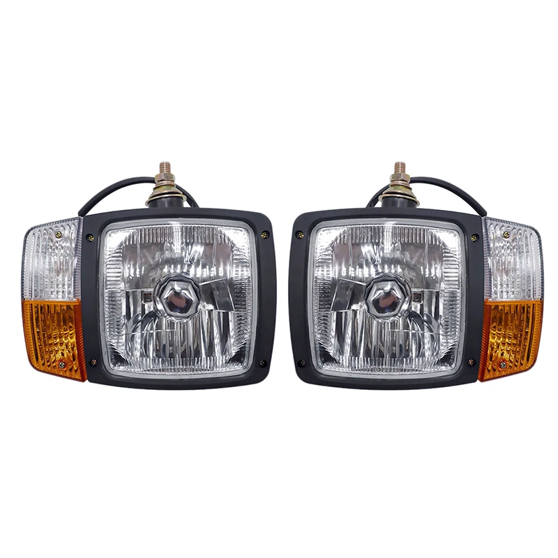 Universal LED Turn Signal Indicator Work Light Headlights,For Tractor Trailer Excavator Truck