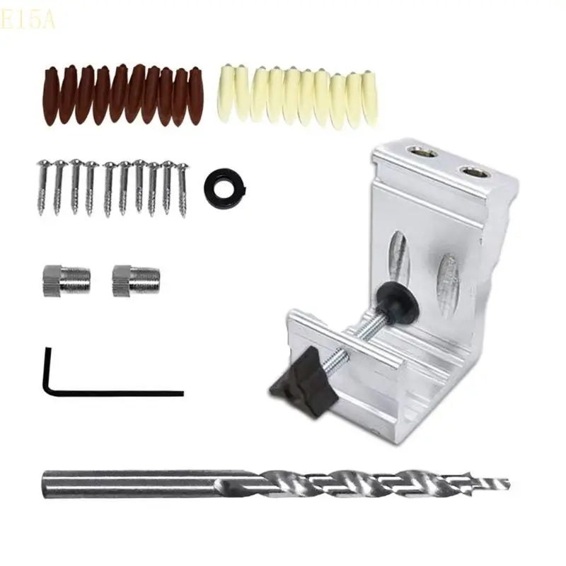 

E15A Essential Pocket Hole Jig 15°Woodworking Inclined Hole Jig Hole Locator