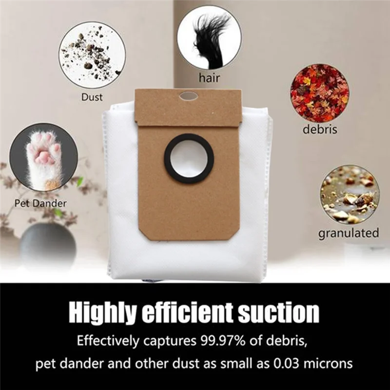 

BMBY-18PCS Dust Bag Formiwhole M9 Pro Max Vacuum Cleaner Replacement Parts Large Capacity Dust Bag