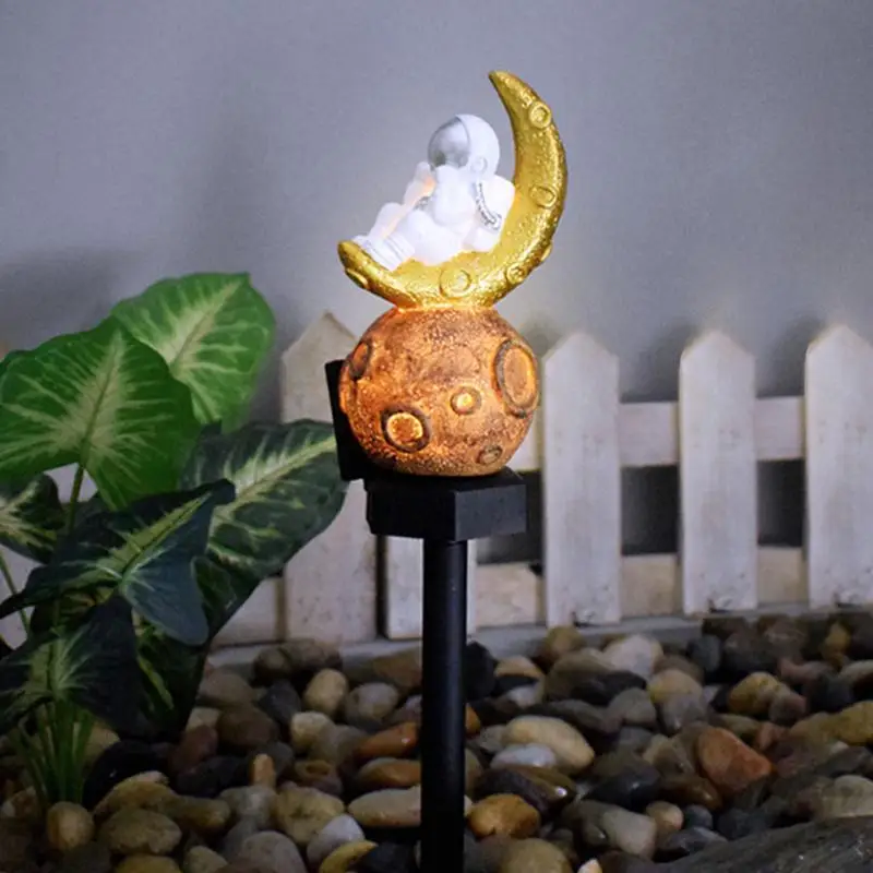 Astronauta Outdoor Solar Light Landscape Lighting Light Outdoor Solar Path Light Yard Pathway paletto luce giardino impermeabile