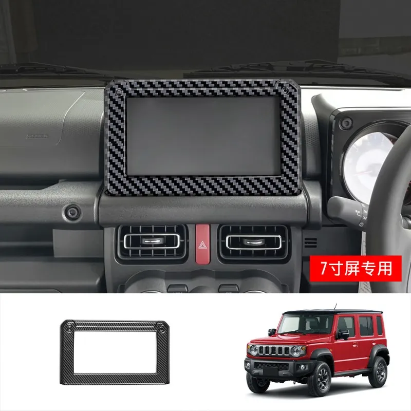 

Premium Car Interior Accessories For Suzuki Jimny Nomade 2025 7 Inch Navigation Screen Frame Trim