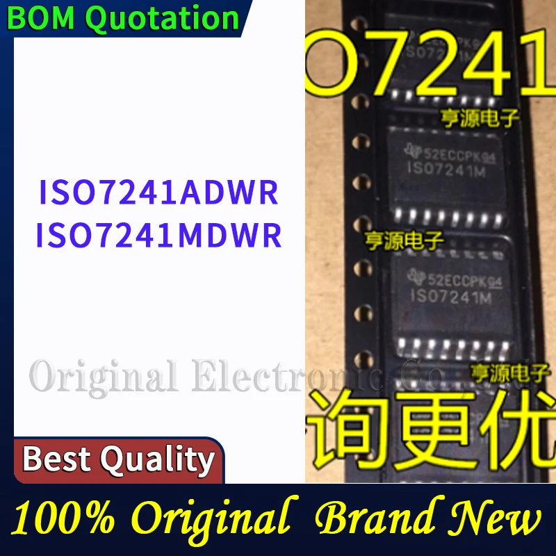 10pcs/lot ISO7241ADWR ISO7241MDWR  plastic casing Original  In stock High quality