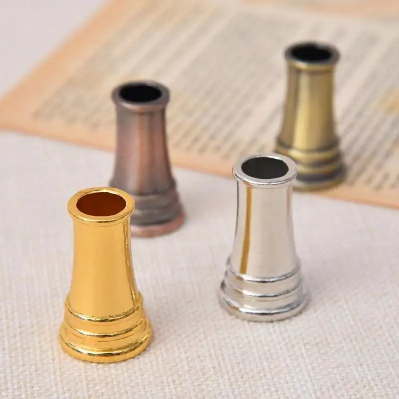 Hot Sale Vintage European Pen Holder Fountain Pen Quill Dip Pens Clips Metal Round Base Writing Accessories