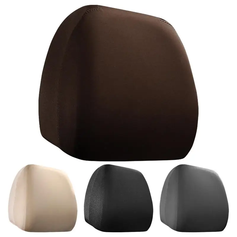 Car Seat Headrest Protector Dust Cover For Rear And Front Seat Head Rest Automotive Interior Supplies For Car SUV Truck Minivans